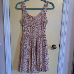 Club Monaco Printed Sleeveless Dress with Back Cutout